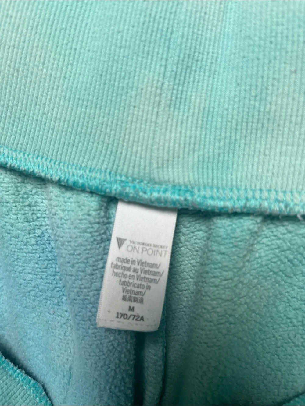 Victoria's Secret Turquoise Tie-Dye Athletic Pull-On Shorts